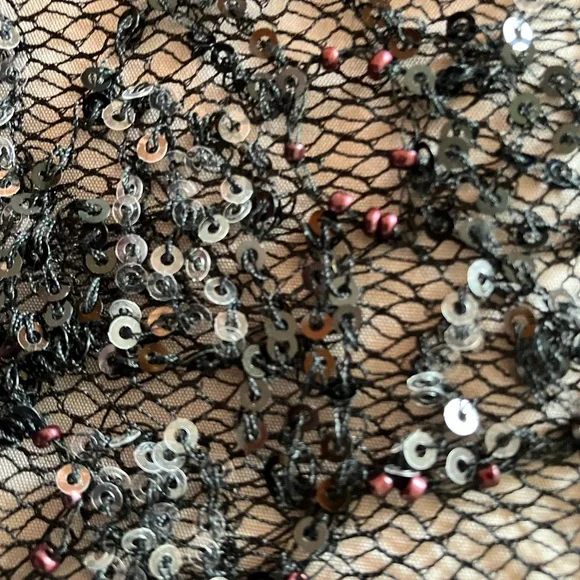 Zara Limited Edition Black Midi Embellished dress. NWOT size M/L - Picture 10 of 16